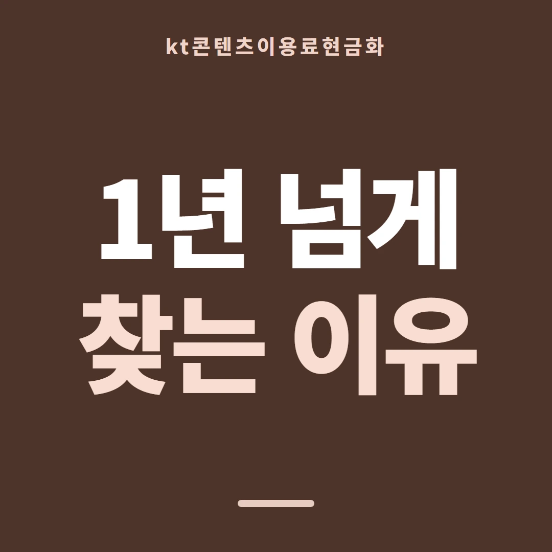 품티켓 KT 콘텐츠이용료 앱스토어 결제 갈래 안내 이미지