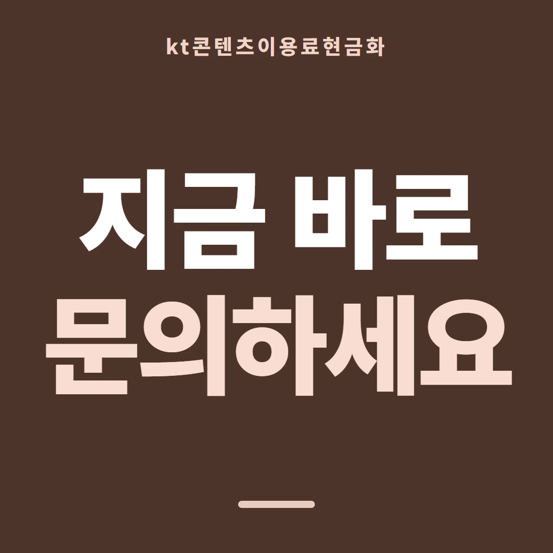 품티켓 KT 콘텐츠이용료 값이 매겨지는 근거 안내 이미지